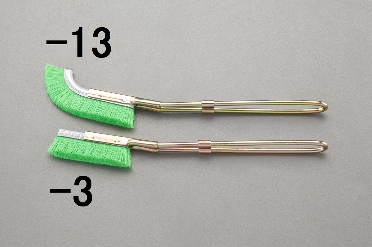 【メーカー在庫あり】 エスコ(ESCO) 220mm チャンネルブラシ(ナイロン製/直) 000012095263 JP