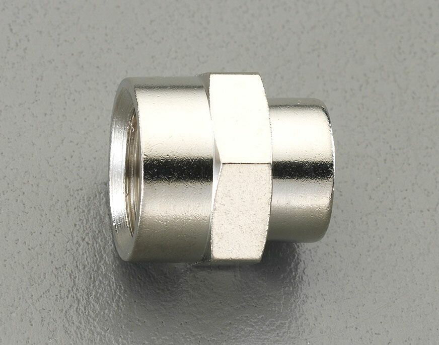 【メーカー在庫あり】 エスコ(ESCO) G 1/4"xG 3/8" 異径中間ソケット(真鍮製) 000012236126 JP