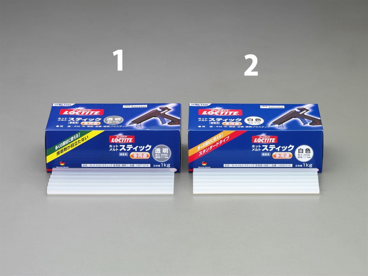 【メーカー在庫あり】 エスコ(ESCO) 1.0kg ホットメルトスティック(白) 0000120024...