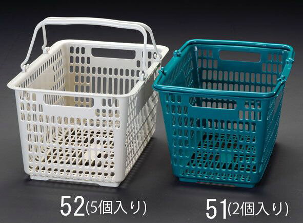 【メーカー在庫あり】 エスコ ESCO 429x316x243mm/ 19.8L バスケット(灰/5個) 0000...