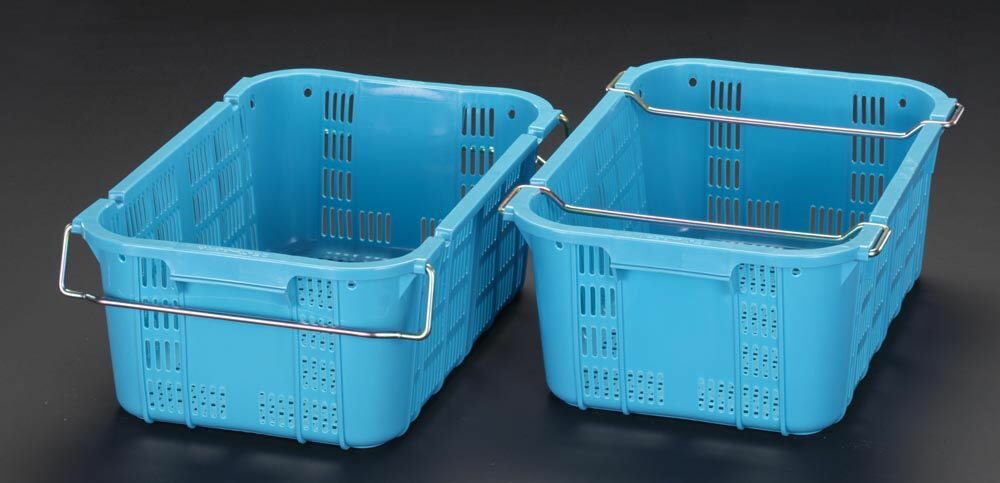 【メーカー在庫あり】 エスコ ESCO 530x368x197mm/ 27.6L コンテナ(2個) 000012071950 JP