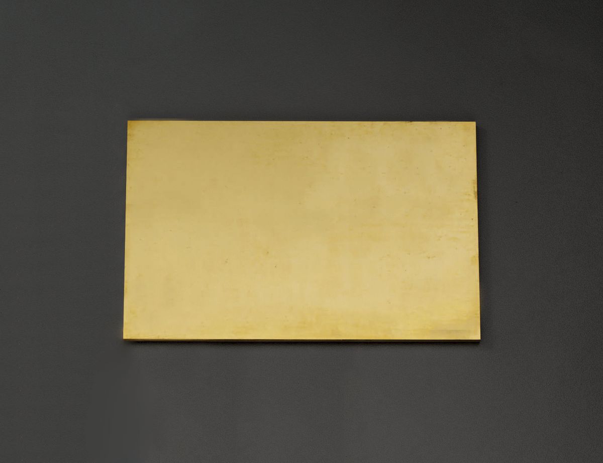 【メーカー在庫あり】 エスコ ESCO 600x300x 5.0mm 黄銅板 000012220021 JP