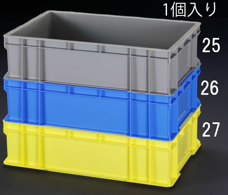 乐天商城 - 【メーカー在庫あり】 エスコ ESCO 658x448x167mm/39.5L コンテナ(イエロー) 000012085202 JP