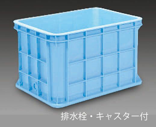 ●容量:211L●サイズ:本体:883×642×517mm、キャスター:φ100mm、排水栓:1インチ●本体重量:15.1kg●材質:本体:ポリプロピレン、キャスター:ゴム●仕様:キャスター・排水栓付キャスターはお客様取付です。排水栓は短側面下部に取り付けられています。　（底面から排水栓の中心まで38mm）積み重ね可能キャスターは固定式・自在式が各2個000012085238　