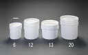 【メーカー在庫あり】 エスコ ESCO φ221x228mm/ 6.1 L 密閉容器(ポリエチレン製) 000012208590 JP