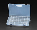 【メーカー在庫あり】 エスコ ESCO 300x206x28mm パーツケース(クリアー) 000012026674 JP