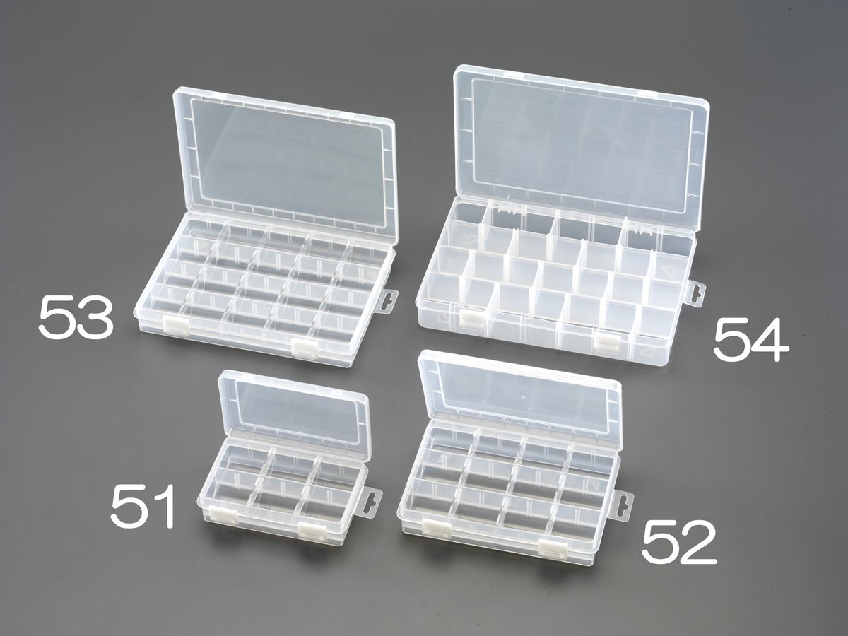 【メーカー在庫あり】 エスコ ESCO 286x205x 50mm パーツケース 000012260006 JP