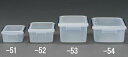 【メーカー在庫あり】 エスコ ESCO 204x276x101mm/ 3.2L 密閉保存容器(PP製) 000012085490 JP