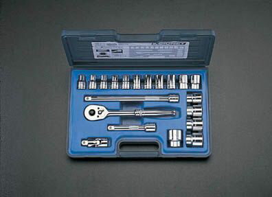 【メーカー在庫あり】 エスコ ESCO 1/2"sq ソケットレンチセット 000012062549 JP店