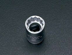 【メーカー在庫あり】 エスコ ESCO 1/4"sqx 1/2" ソケット 000012032946 JP店