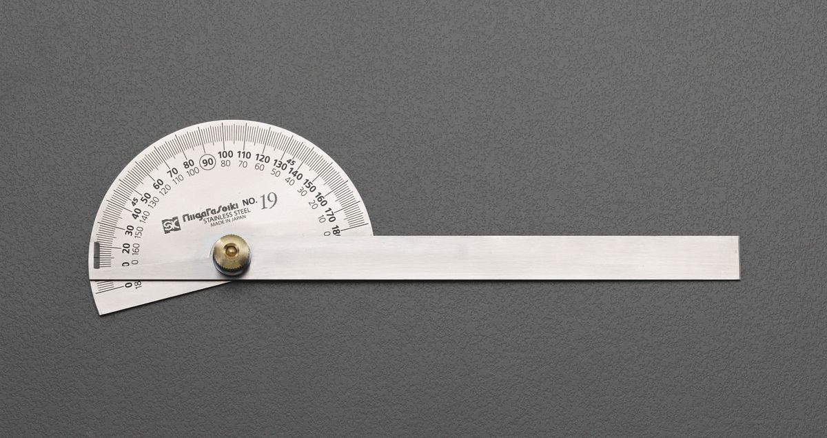 Measurement Instruments - 【メーカー在庫あり】 エスコ ESCO 204x90mm プロトラクター(カットタイプ) 000012228001 JP店