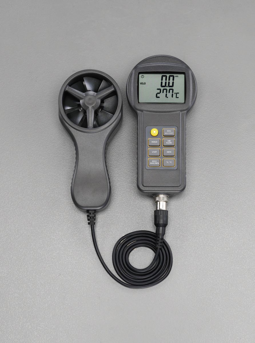 【メーカー在庫あり】 エスコ ESCO デジタル風速 風温計 000012239549 JP店