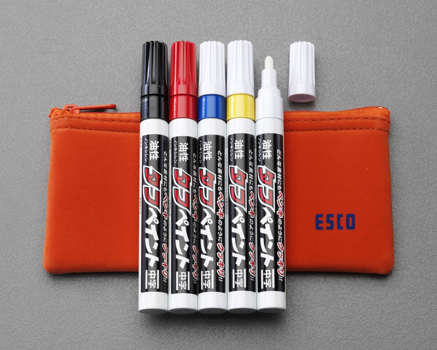 乐天商城 - 【メーカー在庫あり】 エスコ ESCO 5本組 中字油性タフペイントセット 000012240123 JP