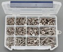 【メーカー在庫あり】 エスコ ESCO M3-M6 皿 頭 タッピングビスセット ステンレス製 000012222096 JP店