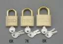 【メーカー在庫あり】 エスコ ESCO 50mm シリンダー錠 共通同一キー 000012218917 JP(3)