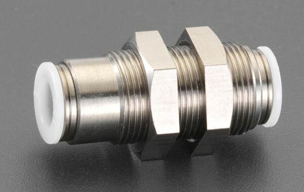 【メーカー在庫あり】 エスコ ESCO 6mm ユニオン(バルクヘッド/真鍮製) EA140HJ-106 JP店
