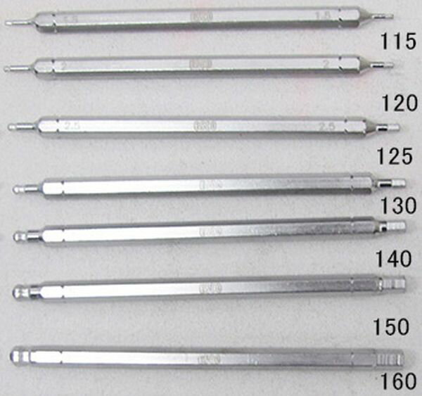 【メーカー在庫あり】 エスコ ESCO 2.0mmx125mm[Hexagon]ドライバービット EA611LC-120 JP店