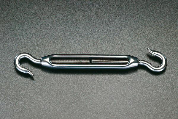 【メーカー在庫あり】 エスコ ESCO M4 [ステンレス製]ターンバックル(フック&フック) EA638CE-21 JP店(4.0)