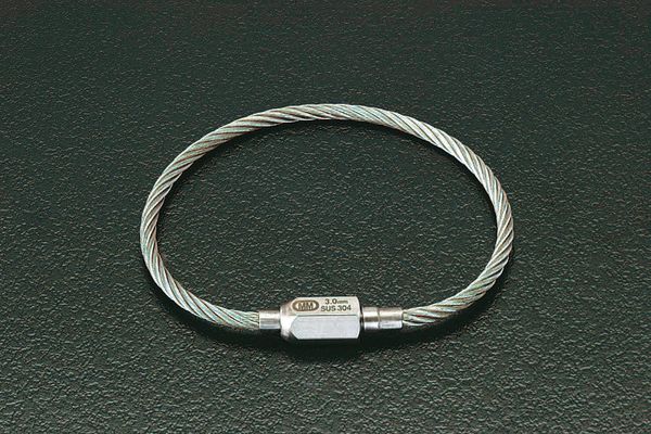 【メーカー在庫あり】 エスコ ESCO 1.0x 270mm ワイヤーキャッチ(ステンレス製) EA...