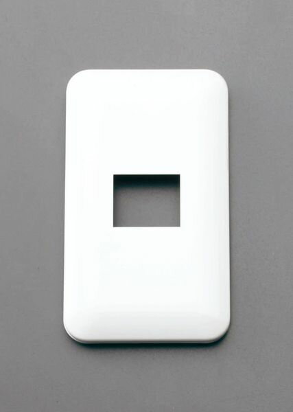 【メーカー在庫あり】 エスコ ESCO [1連用] コンセントプレート EA940CD-491 JP店