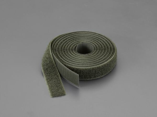 【メーカー在庫あり】 エスコ ESCO 25mmx 2m マジックテープ(縫製用/OD色) EA944MA-211 JP店