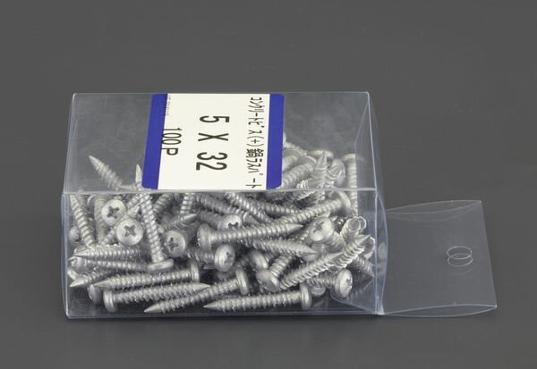 【メーカー在庫あり】 エスコ ESCO 5.0x25mm コンクリートビス(ナベ頭/鉄/100本) EA945SR-13 JP店