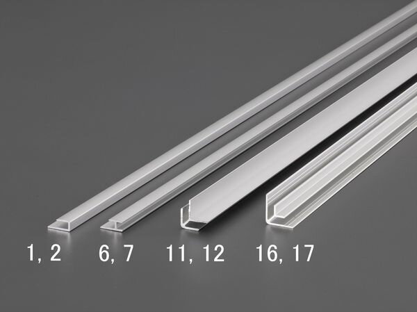 【メーカー在庫あり】 エスコ ESCO 1000mm パネル縁(アルミ製・コ型/10本) EA440HW-2 JP店
