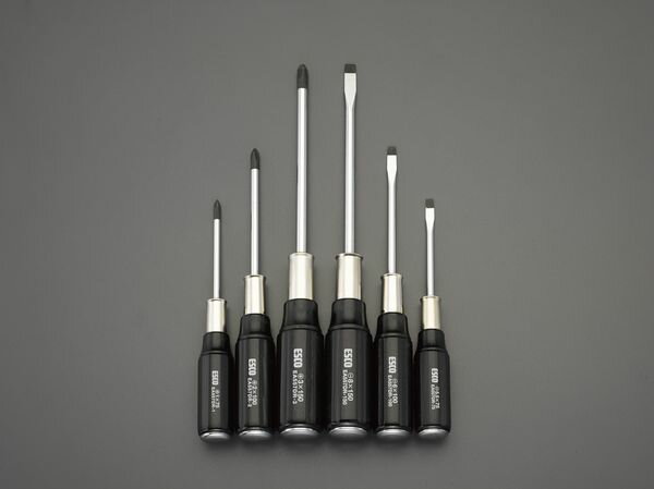 樂天商城 - 【メーカー在庫あり】 エスコ ESCO 6本組 ドライバー(貫通型・木柄) EA557DR-600 JP店