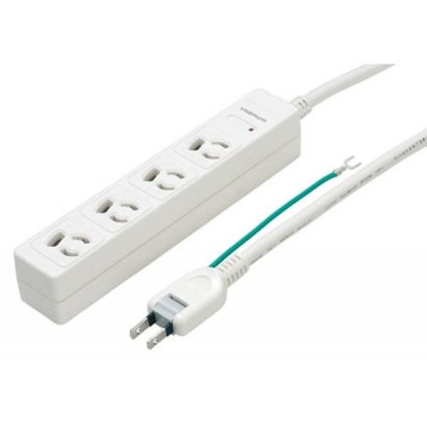 【メーカー在庫あり】 エスコ ESCO [抜け止め型]タップ(雷サージ対応) EA815GL-406A JP店