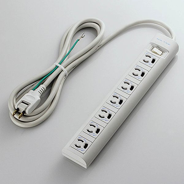 �ڥ᡼�����߸ˤ���� ������ ESCO AC125V/15Ax 2m ���å�(7����ȴ���ߡ��ޥ��ͥå���) EA815GL-45AA JPŹ