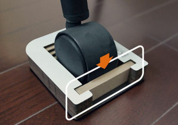 【メーカー在庫あり】 エスコ ESCO 50mm キャスター用ストッパー(ロック付/白/2個) EA979CC-11 JP店