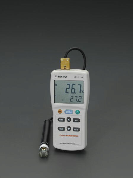 ※:センサープローブ別売(EA701BA-11A〜-17、EA701SF-1〜-4からお選び下さい。)センサー:Kタイプ熱電対(1ch)測定範囲:-73.3〜1371℃分解能:0.1℃精度:±(0.3％rdg＋1)℃:0.1〜1000.0℃、±(0.5％rdg＋1)℃:-50.0〜0.0℃/1001〜1300℃機能:最高・最低温度表示、ホールド、平均値、オートパワーオフ、メモリ機能(150点)、オートパワーオフ解除電源:単4電池×6本(付属)サイズ:72(W)×35(D)×151(H)mm重量:240g付属品:指示計ビニールカバーEA701SG-1楽天 JP店　