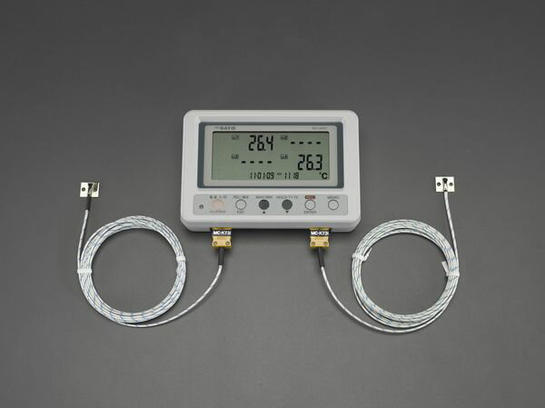 【メーカー在庫あり】 EA742GB-62 エスコ ESCO 温度データロガー(表面用センサー付)