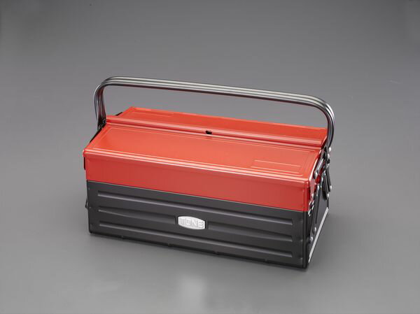 【メーカー在庫あり】 エスコ ESCO 410x220x200mm 工具箱(スチール製) EA504AE-2 JP店