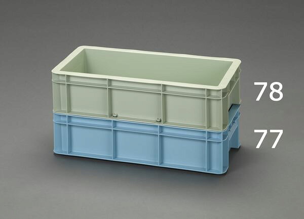 【メーカー在庫あり】 エスコ ESCO 549x250x138mm/13.1L コンテナ(青) EA506AF-77 ...