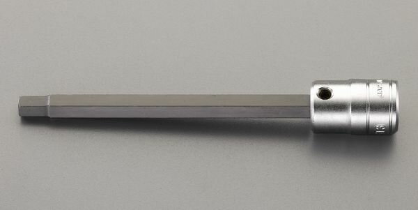 【メーカー在庫あり】 エスコ ESCO 3/8インチsq x10mm/128mm HEX ビットソケット EA618PW-210 JP店