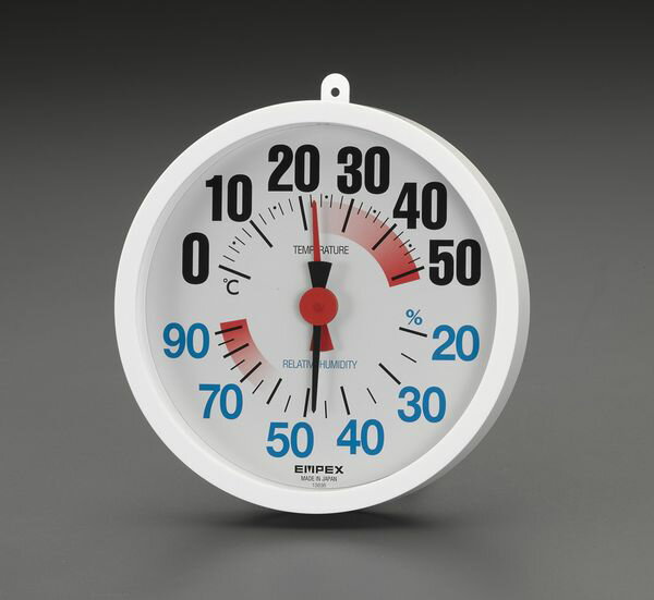 【メーカー在庫あり】 エスコ ESCO 140x152x31mm 温度・湿度計 EA728EB-65 JP店