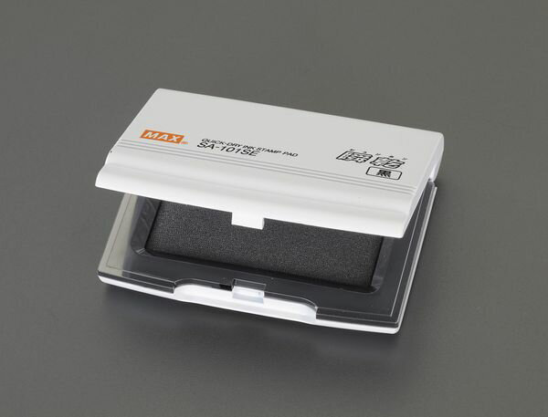 【メーカー在庫あり】 エスコ ESCO 112x82x16mm 瞬乾スタンプ台 (黒) EA762AE-41 JP店