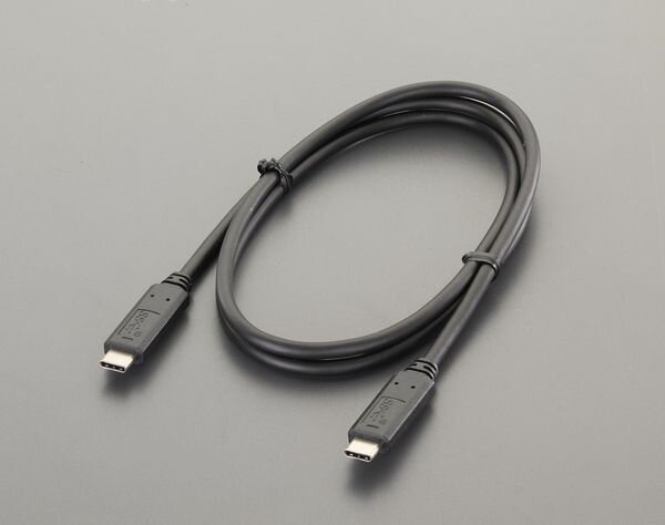 【メーカー在庫あり】 エスコ ESCO 1m USBケーブル (CCタイプ/5A) EA764AC-42 JP店