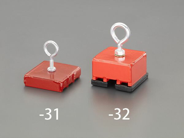 材質：ネオジウム重量：385g耐荷重(kg)：45面サイズ(mm)：50×50リング径(mm)：φ16磁気防止プレート付EA781GC-32楽天 JP店　