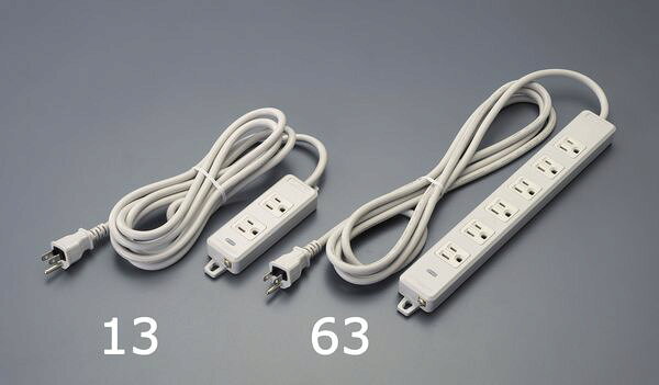 定格：15A・125V(1500W)プラグ：接地2P(耐トラッキング)サイズ：45×172×26mmコンセント：接地2P×2個コード長：5mパイロットランプ、マグネット付壁や机に仮固定できるフック付EA815GK-15楽天 JP店　