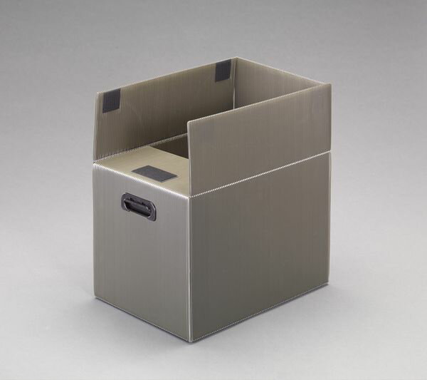 【メーカー在庫あり】 エスコ ESCO 456x323x325mm プラダンボックス(マジックテープ付) EA911BD-61 JP店