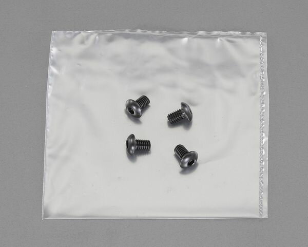 【メーカー在庫あり】 エスコ ESCO M 5x 6mm六角穴付ボタンボルト(ステンレス/黒色/4本) EA949MS-506 JP店