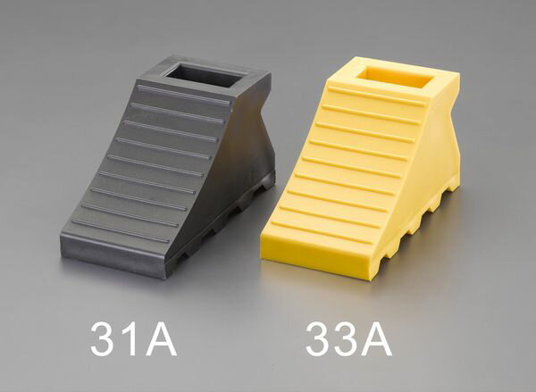 【メーカー在庫あり】 エスコ ESCO 120x225x115mm タイヤストッパー(黒) EA984VA-31A JP店