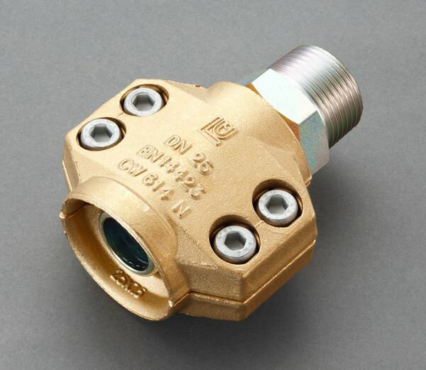 【メーカー在庫あり】 19mm用雄ねじ セーフティーホースクランプ(スチ 000012287793 JP店