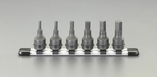 差込角：1/2”対辺（mm）：5.0・6.0・8.0・10・12・14（6個組）全長：60mm000012288197楽天 JP店　