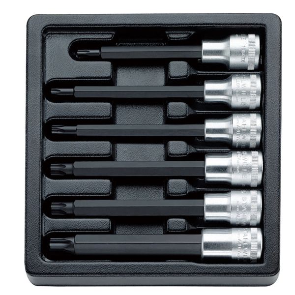【メーカー在庫あり】 1/2"DR/T30-T60 [TORX]ビットソケットセ 000012289585 JP店