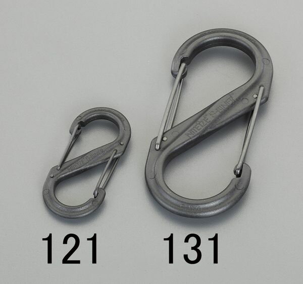 【メーカー在庫あり】 89x41mm Sカンスナップフック(黒) 000012290425 JP店(4.0)