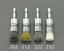【メーカー在庫あり】 15mm 六角軸 軸付ブラシ(エンド型/ 000012291990 JP店