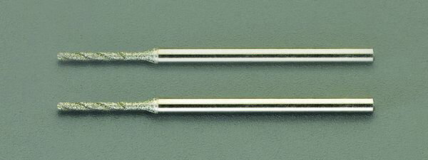 材質：HSS鋼軸径：2.35mm粒度：#180サイズ：刃先径：φ1.0mm 全長：45mm 有効長：10mm入数：2本000012292088楽天 JP店　